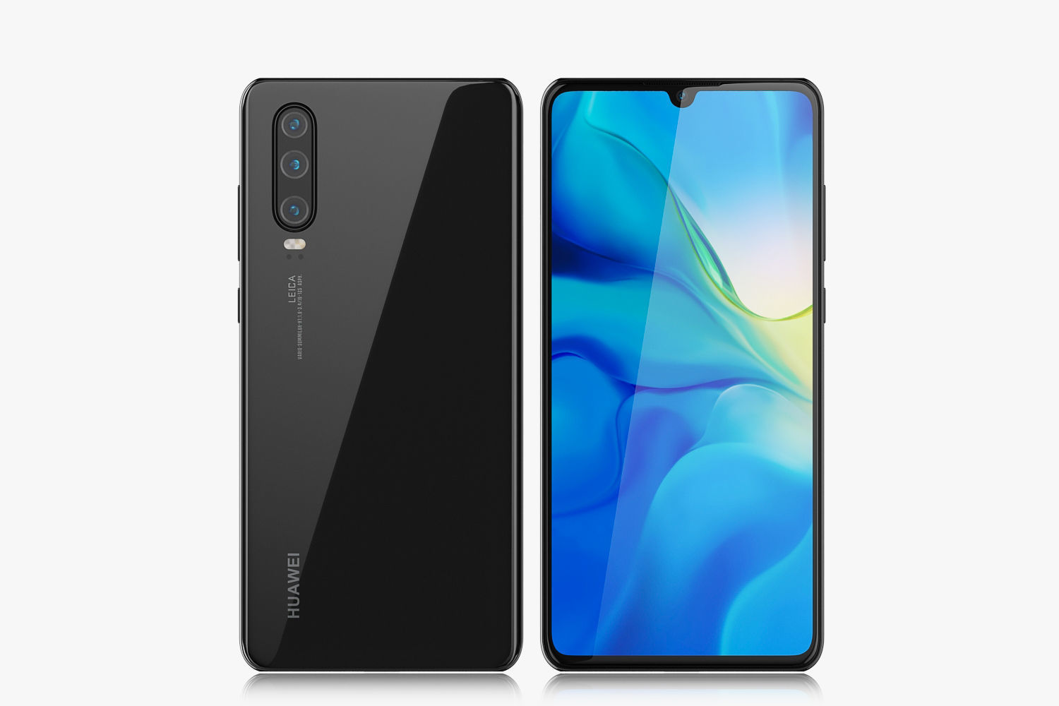 Huawei P30 ALL Colors 3D model_20