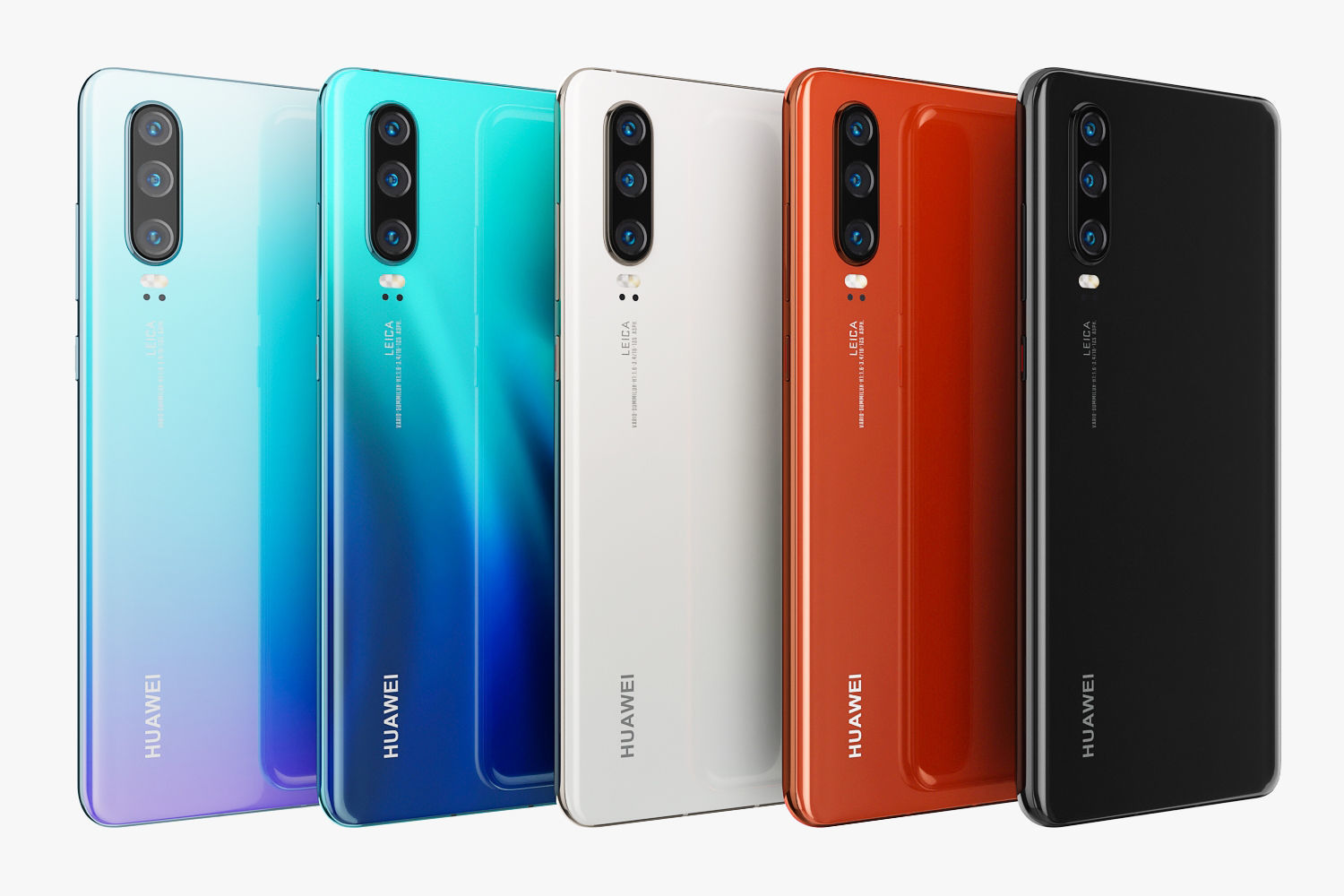 Huawei P30 ALL Colors 3D model_5