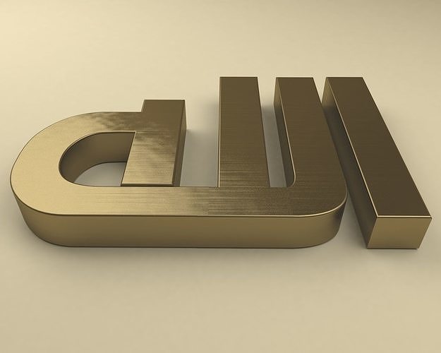 Allah font alhadari 3D model