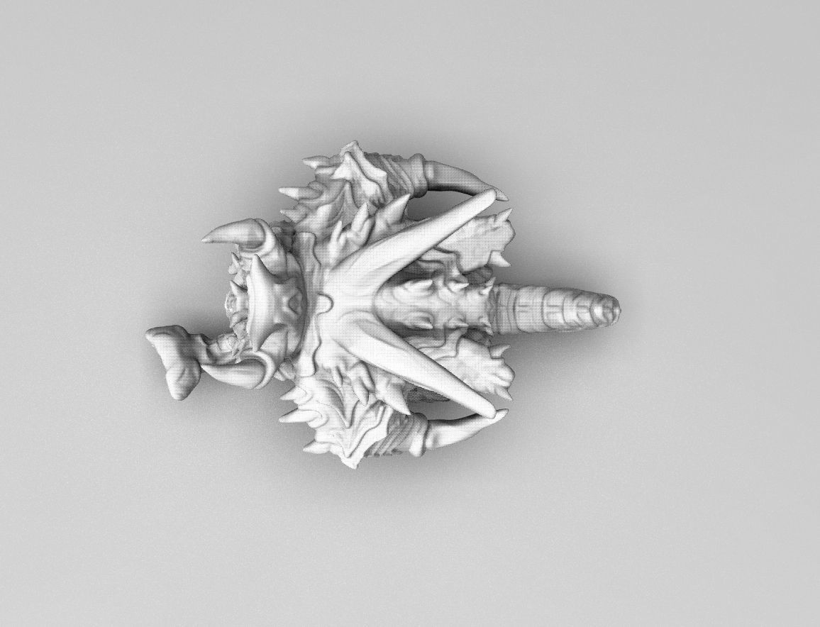Demonic Screamers bundle 3D print model_4