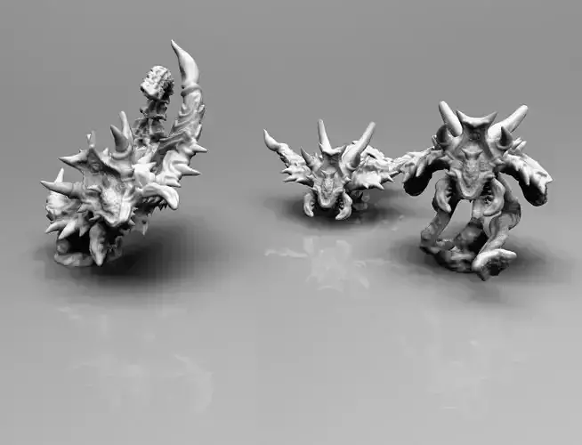 Demonic Screamers bundle 3D print model
