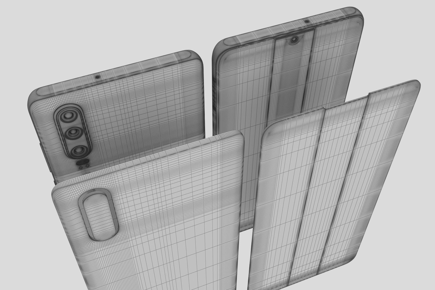 Huawei P30 Pro and Huawei P30 3D model_46