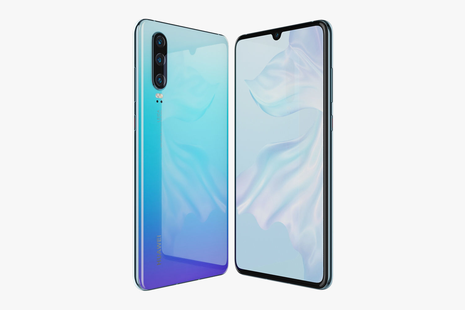 Huawei P30 Pro and Huawei P30 3D model_42