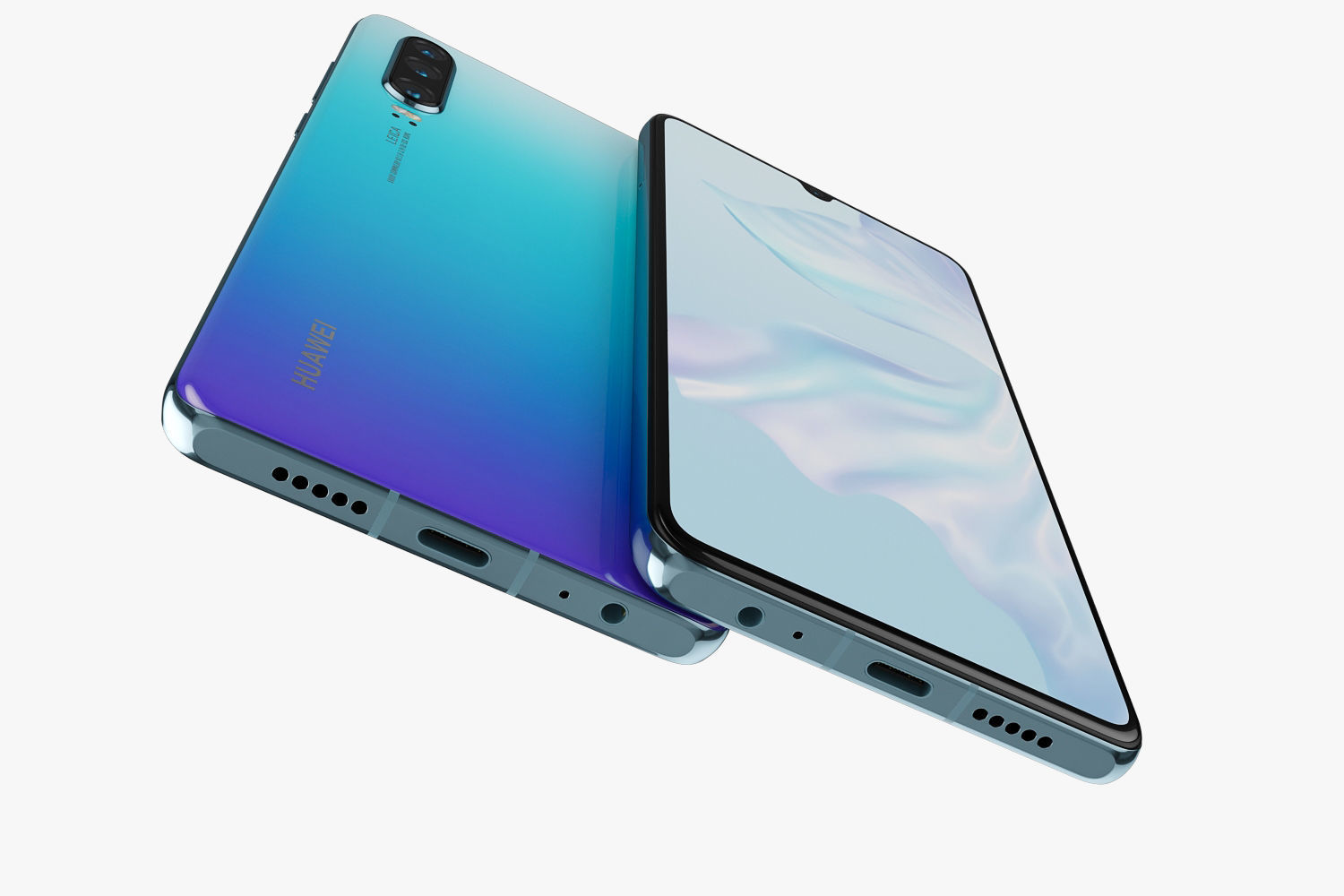 Huawei P30 Pro and Huawei P30 3D model_34