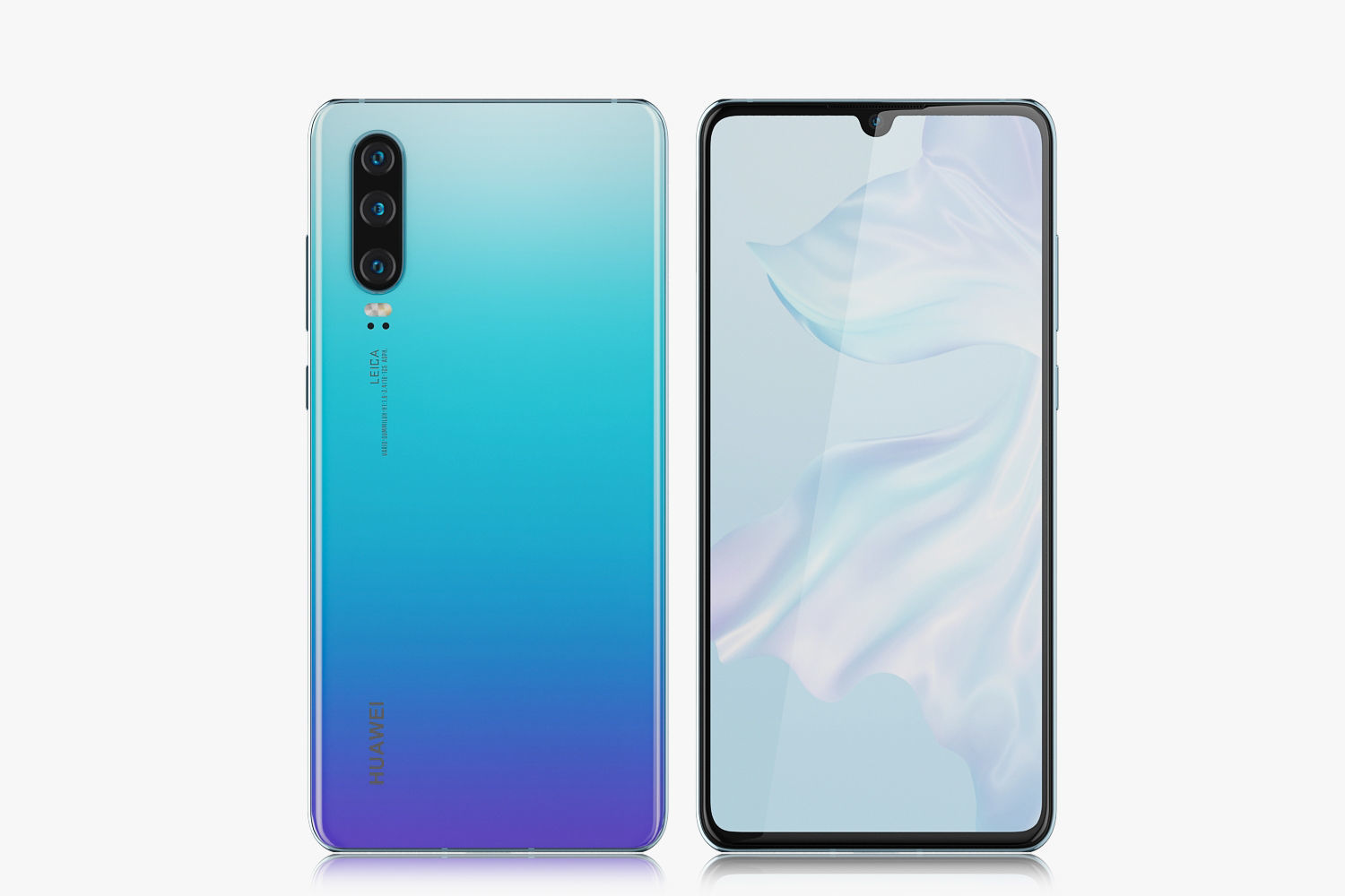 Huawei P30 Pro and Huawei P30 3D model_35