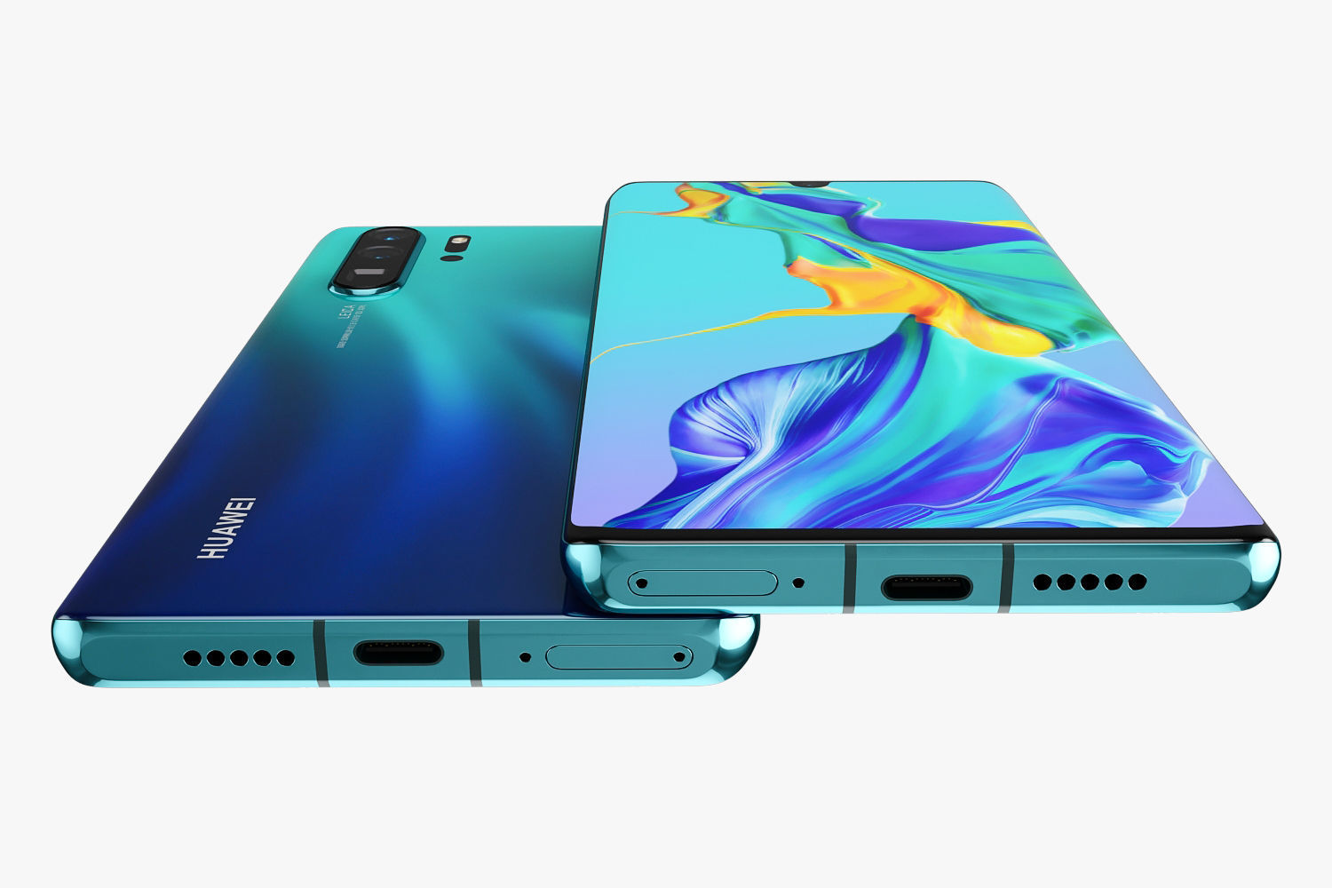 Huawei P30 Pro and Huawei P30 3D model_7