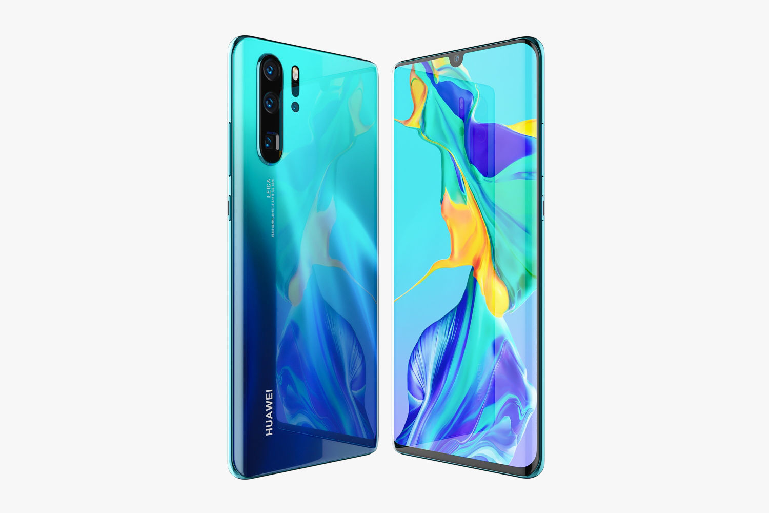 Huawei P30 Pro and Huawei P30 3D model_3