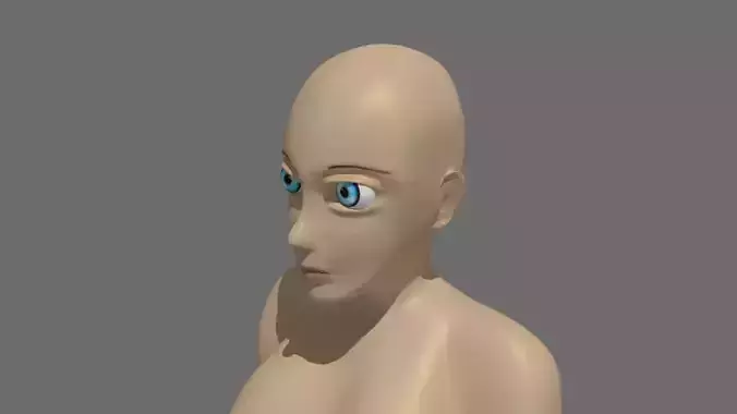 FemaleModel mannequin with eyes