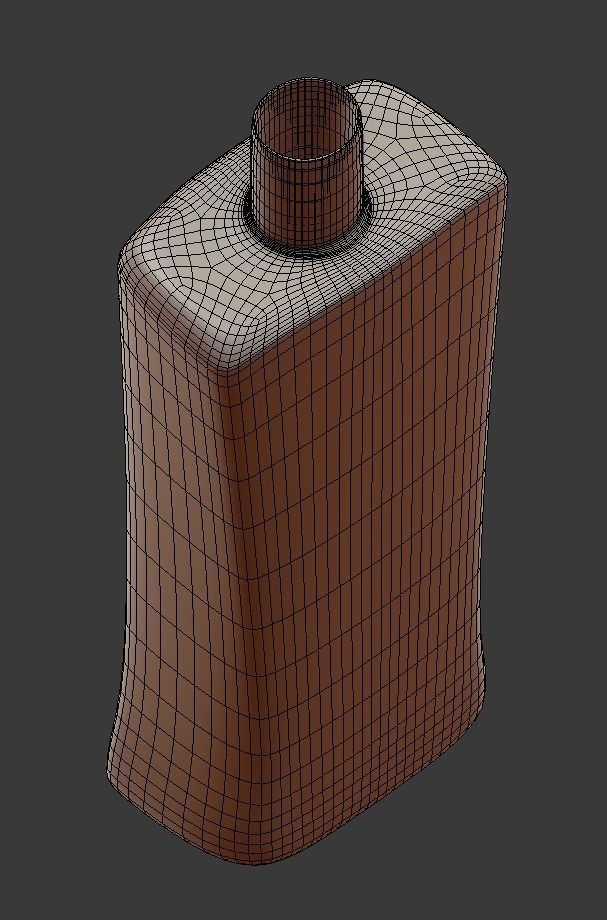 Shampoo Bottle 3D model_7