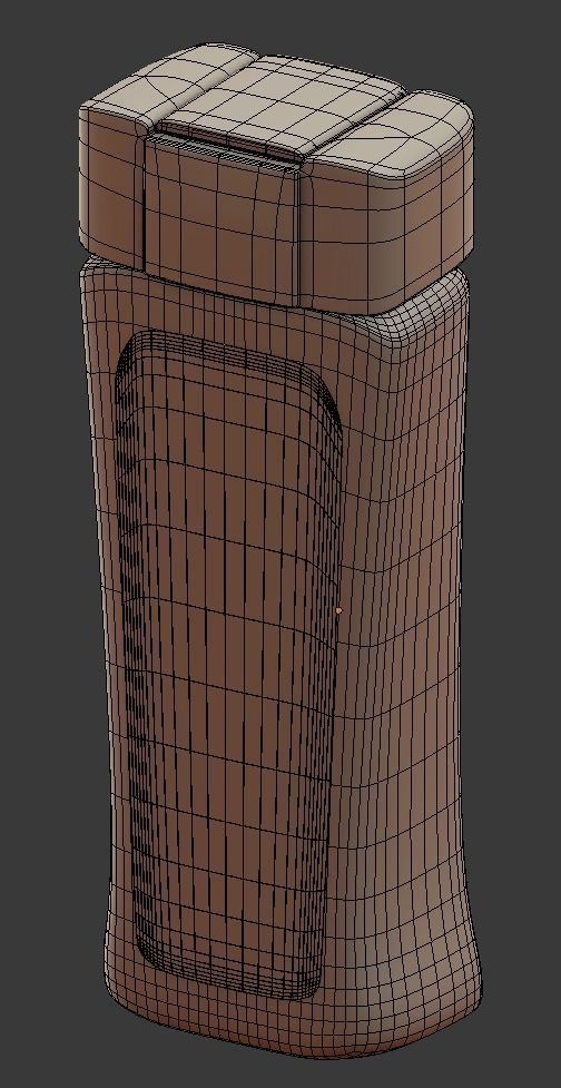 Shampoo Bottle 3D model_5