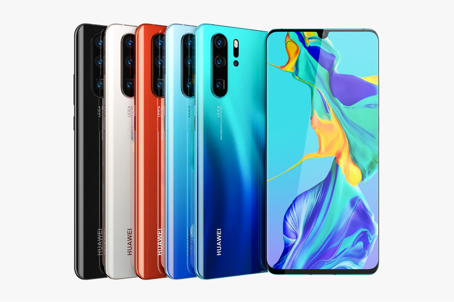 Huawei P30 and P30 Pro Collection 3D model_53