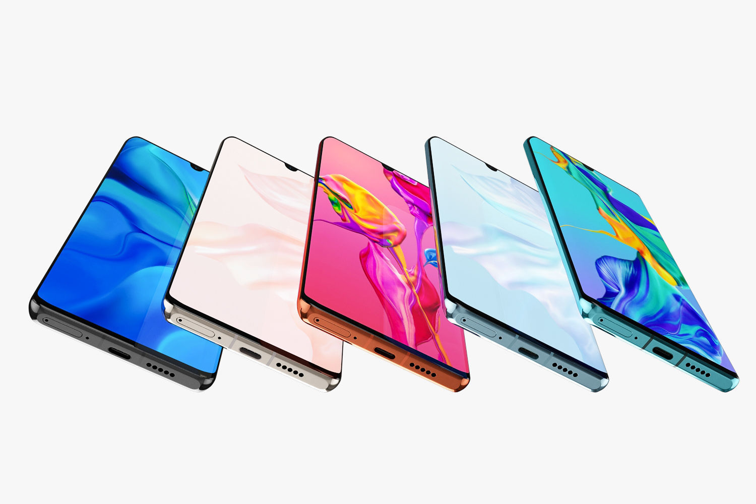 Huawei P30 and P30 Pro Collection 3D model_56