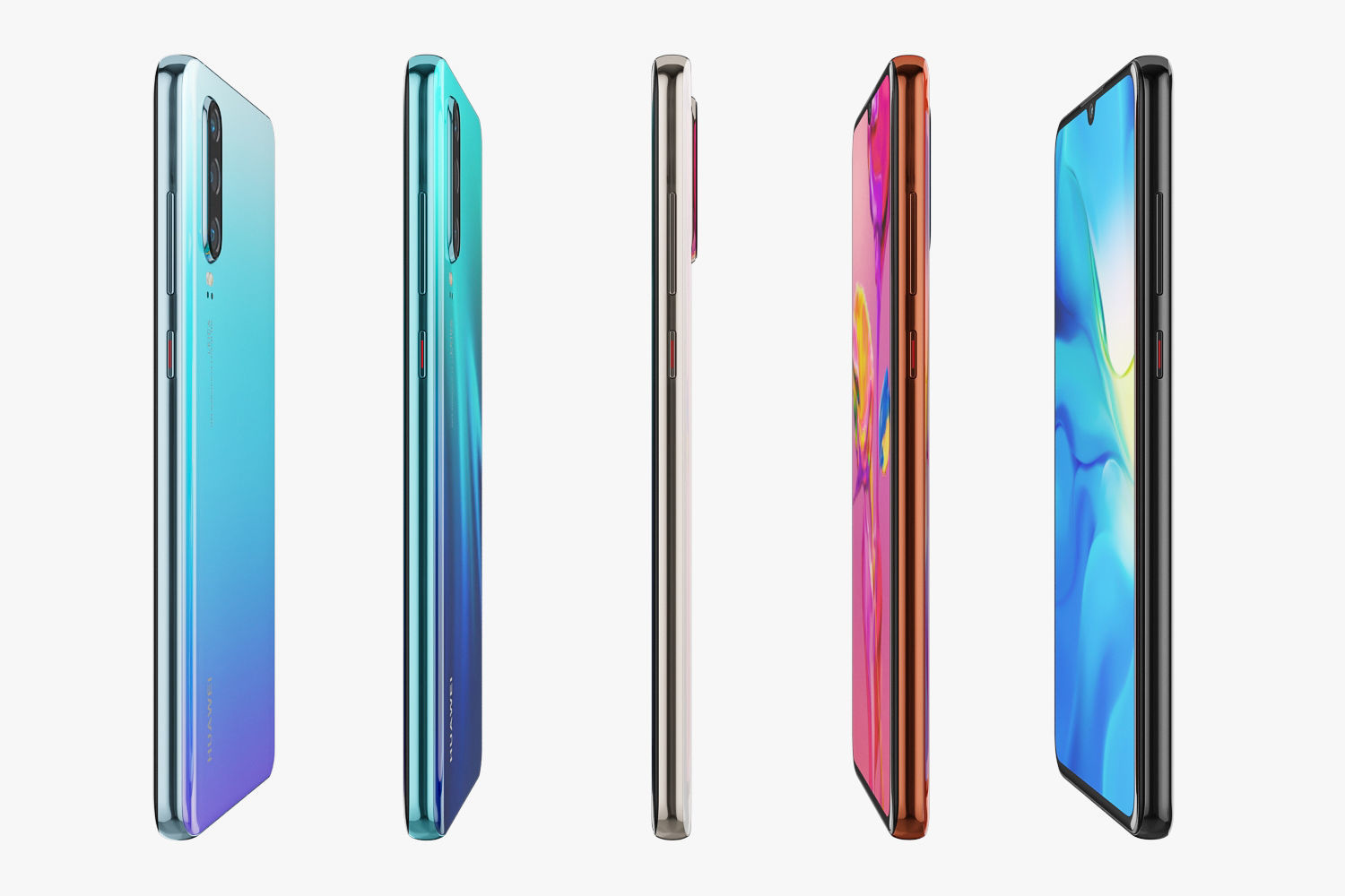 Huawei P30 and P30 Pro Collection 3D model_7