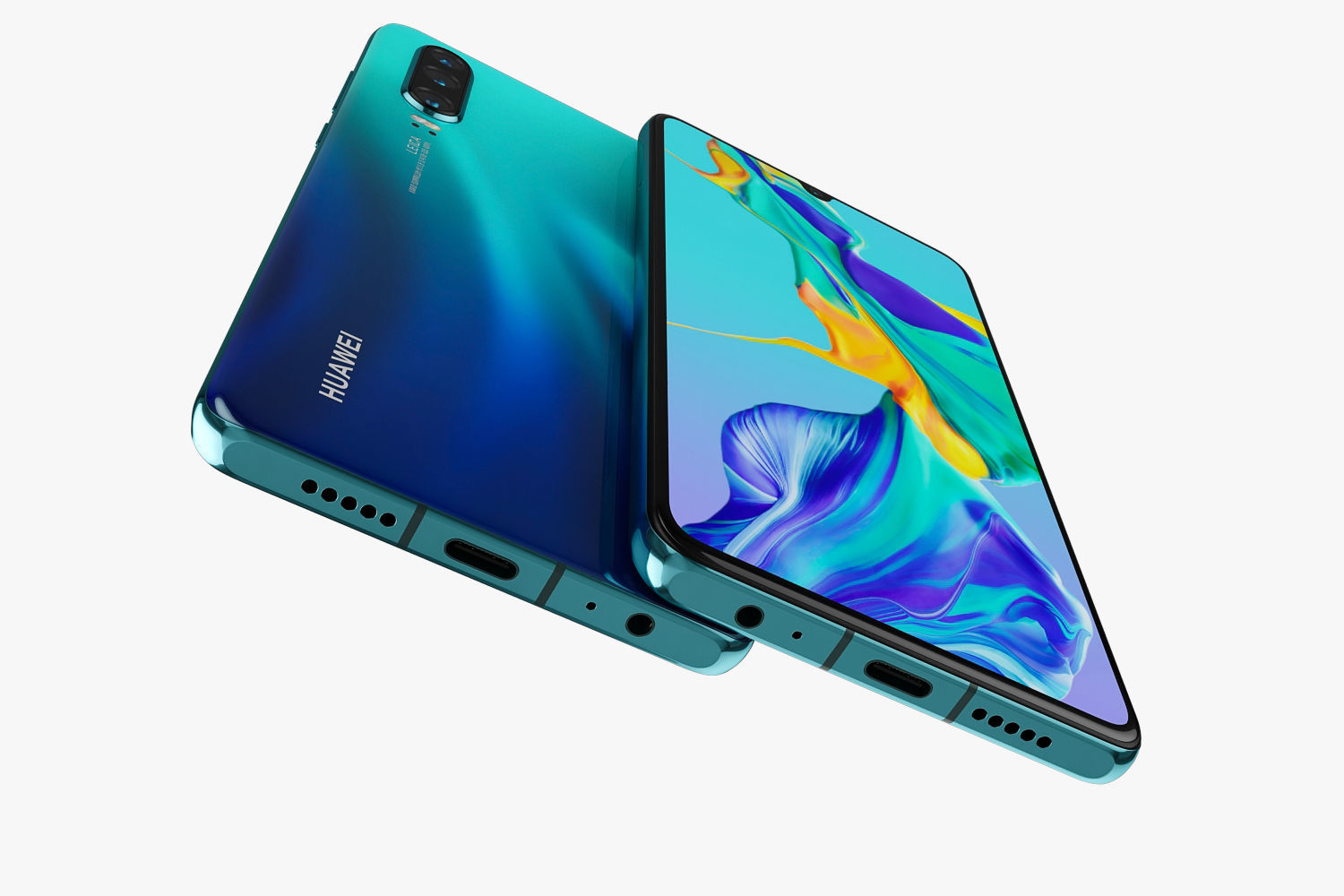 Huawei P30 and P30 Pro Collection 3D model_21