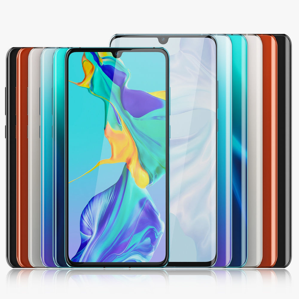 Huawei P30 and P30 Pro Collection 3D model_1