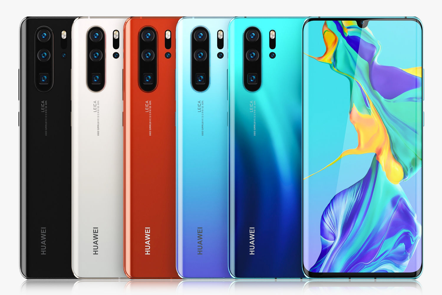 Huawei P30 and P30 Pro Collection 3D model_50