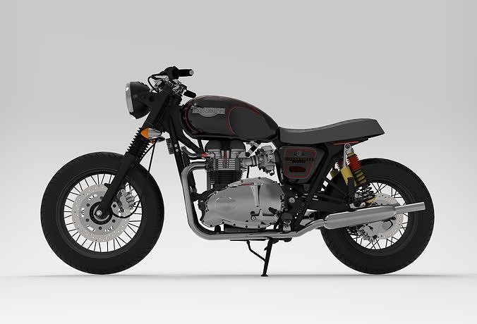Triumph Bonneville Motorcycle 3D model