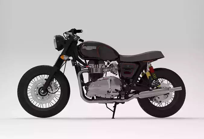 Triumph Bonneville Motorcycle 3D model