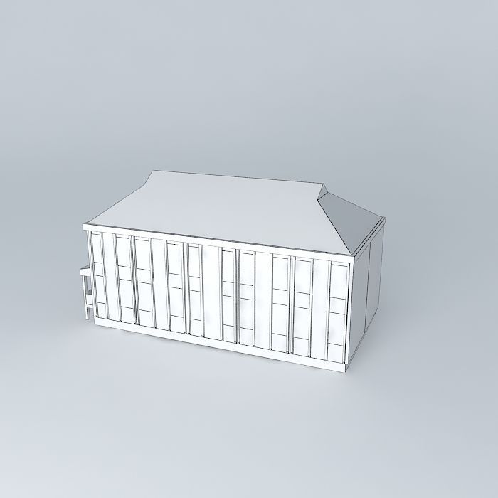 Post of Montenegro  3D model_3