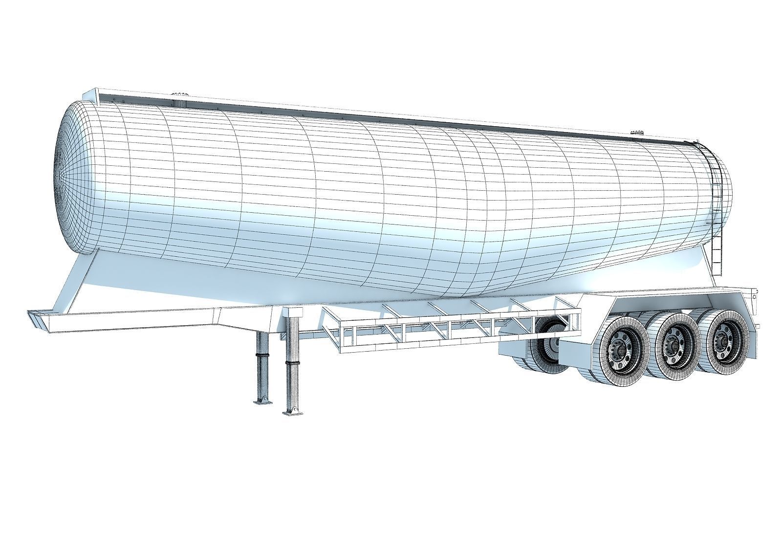 Tanker Trailer 3D model_6