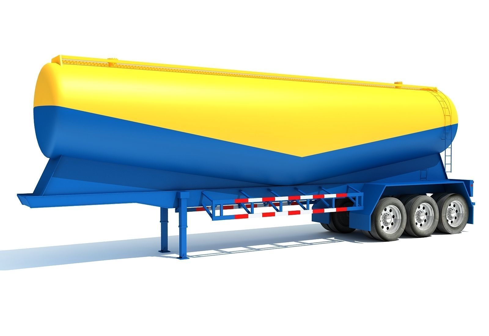 Tanker Trailer 3D model_1