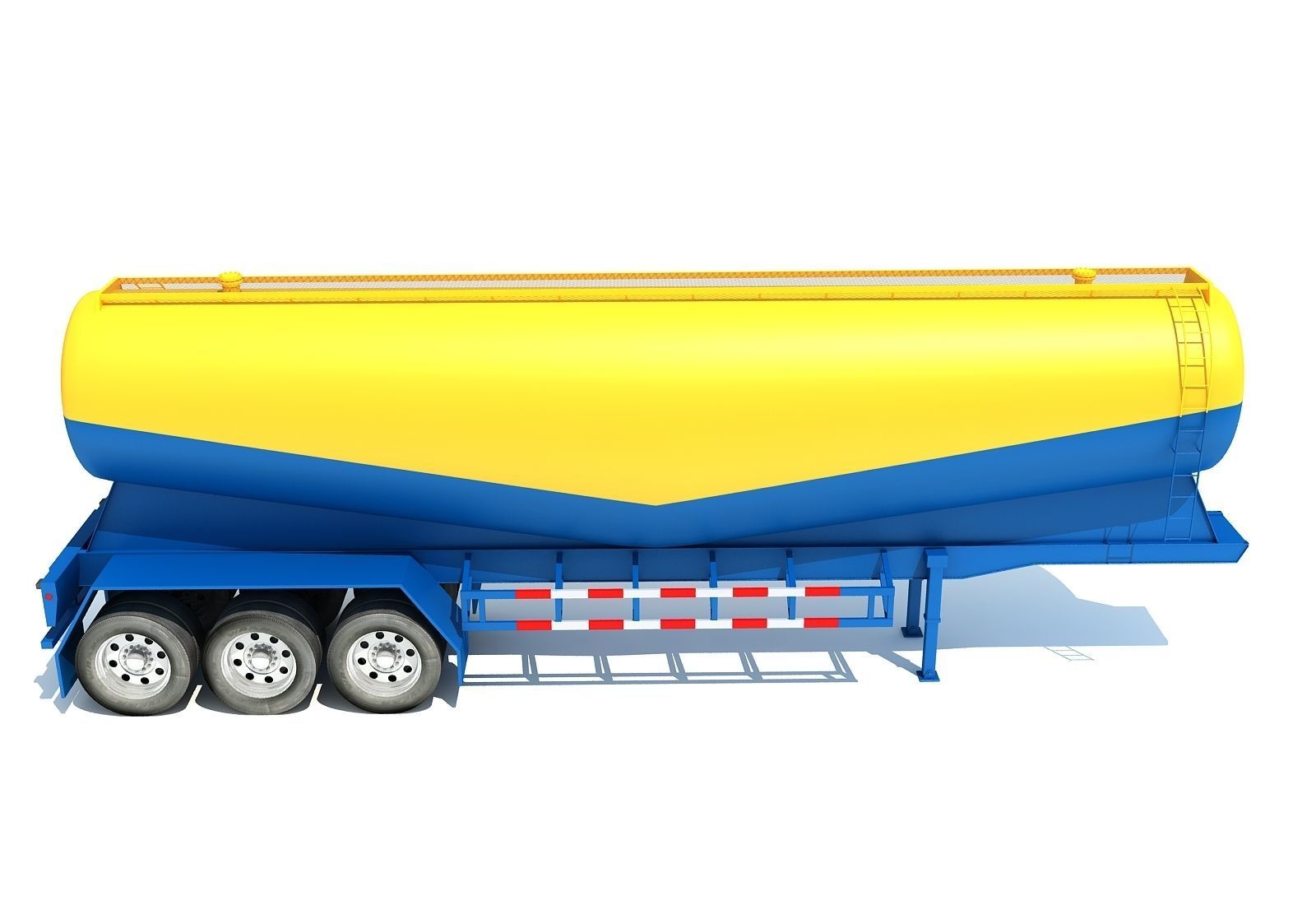 Tanker Trailer 3D model_4