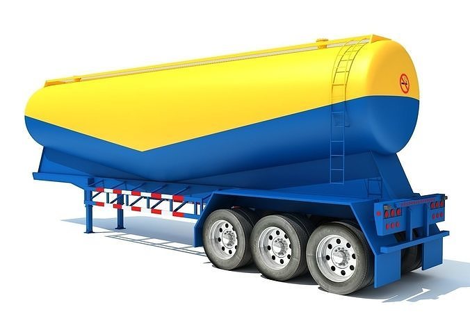 Tanker Trailer 3D model