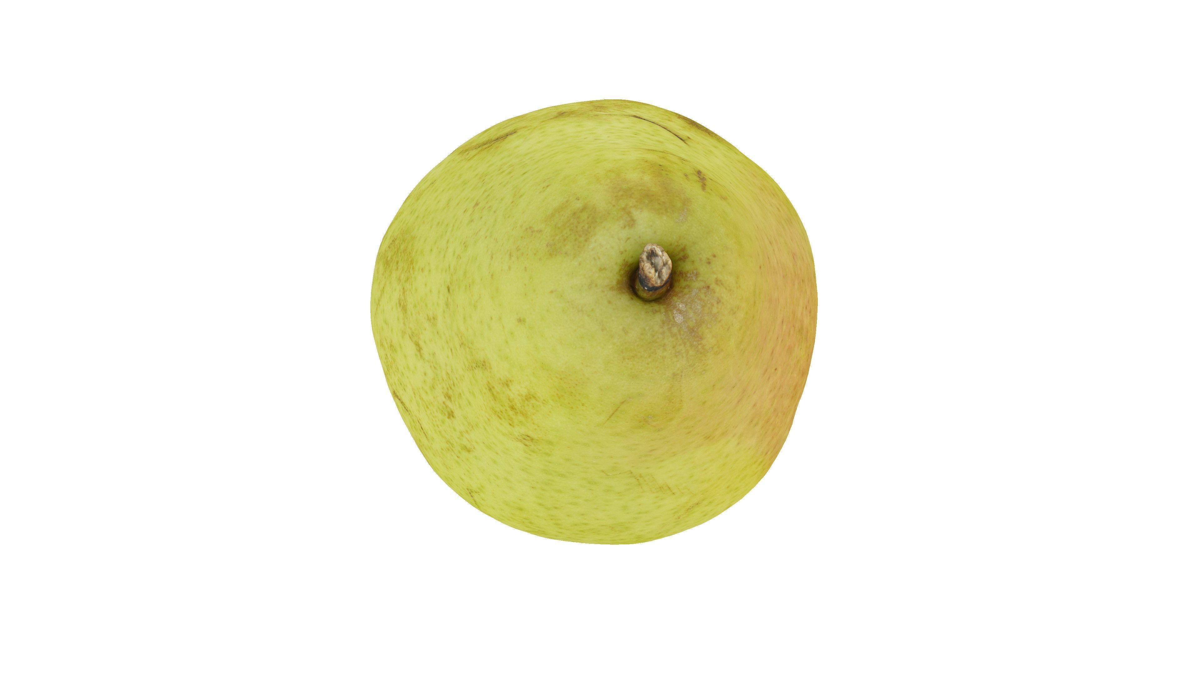 Realistic - Pear Low-poly 3D model_7