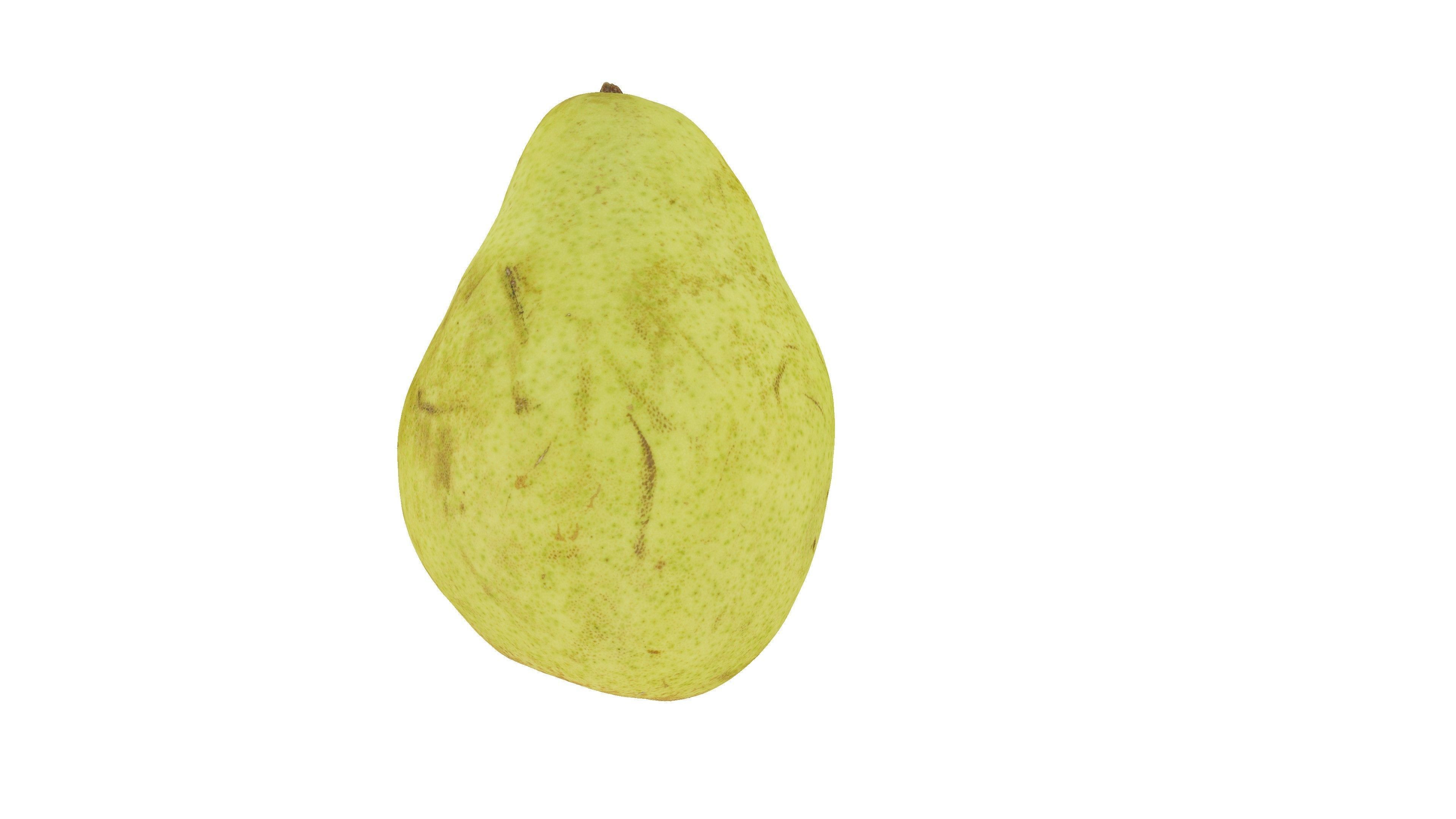 Realistic - Pear Low-poly 3D model_4