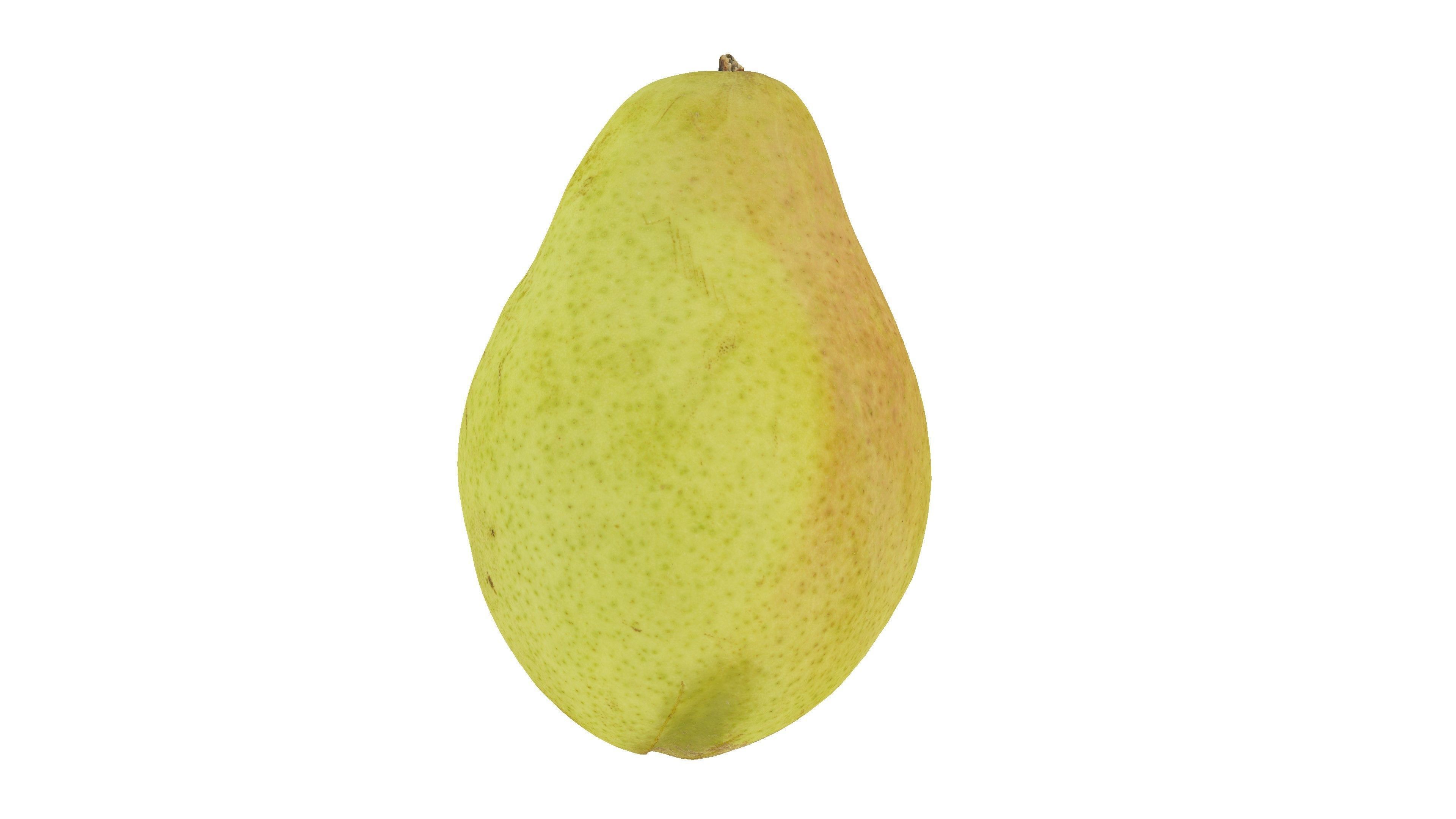Realistic - Pear Low-poly 3D model_6