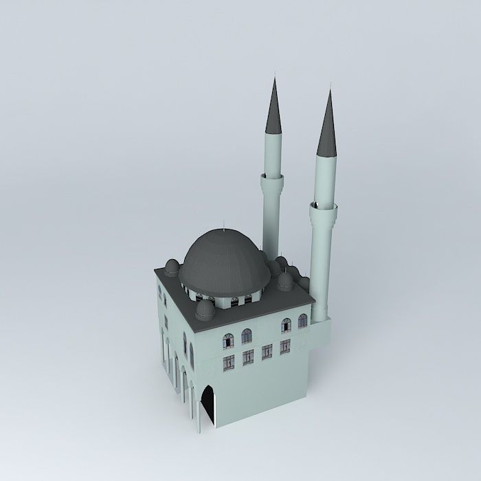The mosque 3D model_2