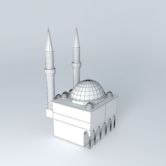 The mosque 3D model_3