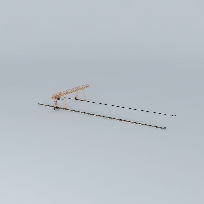 GornjoIbarski Crane 3D model_2