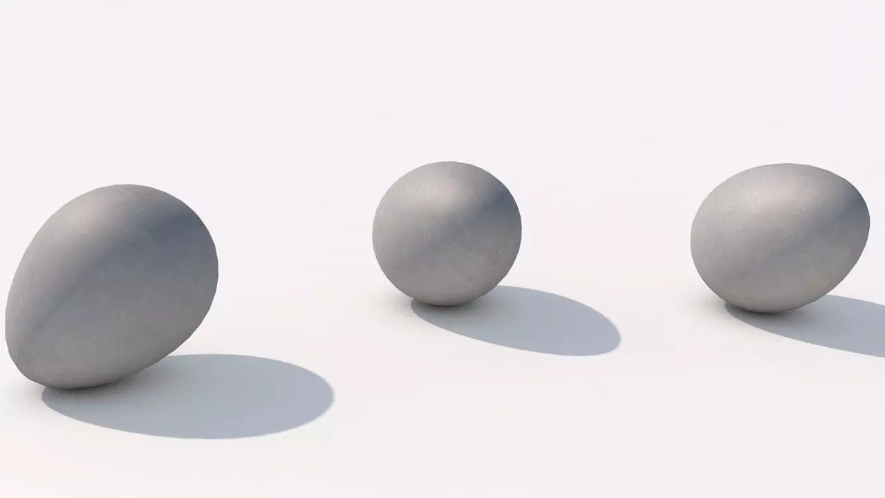 Simple chicken egg model Free low-poly 3D model_0