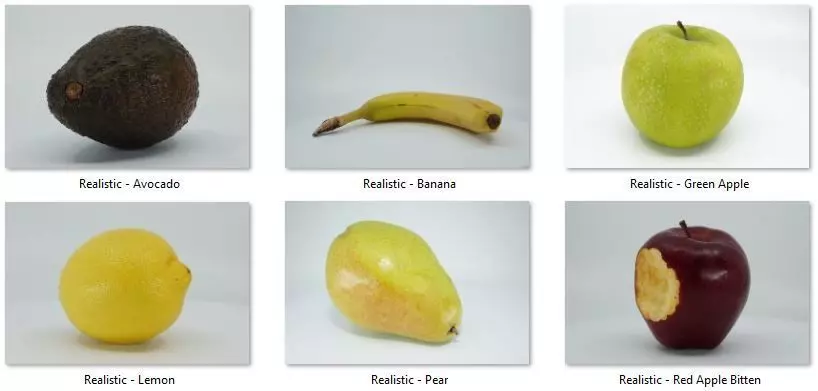 Realistic - Fruit apple 3D Model Collection_0