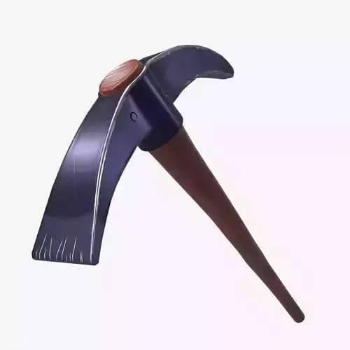 Pickaxe Stylized Low-poly 3D model