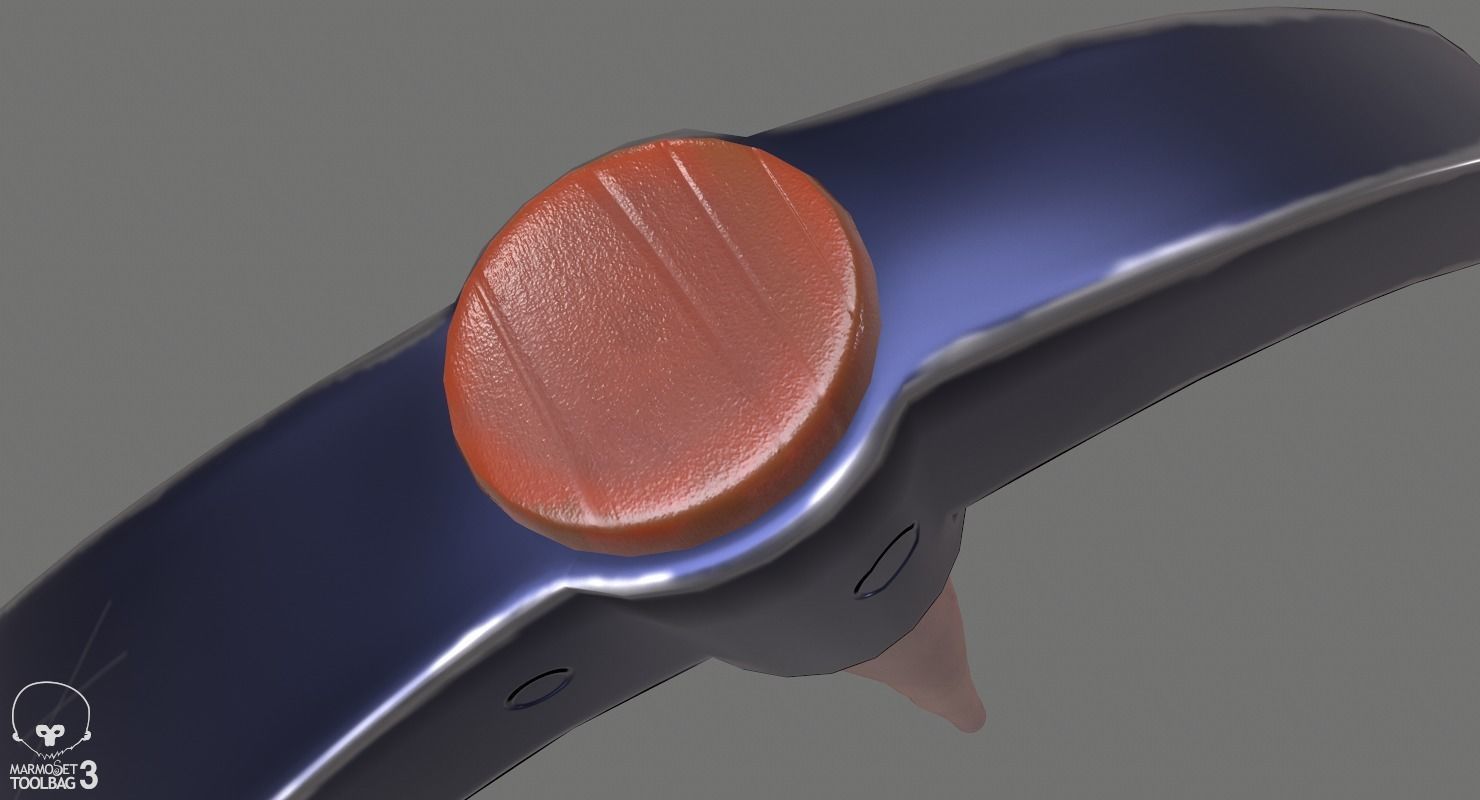 Pickaxe Stylized Low-poly 3D model_5