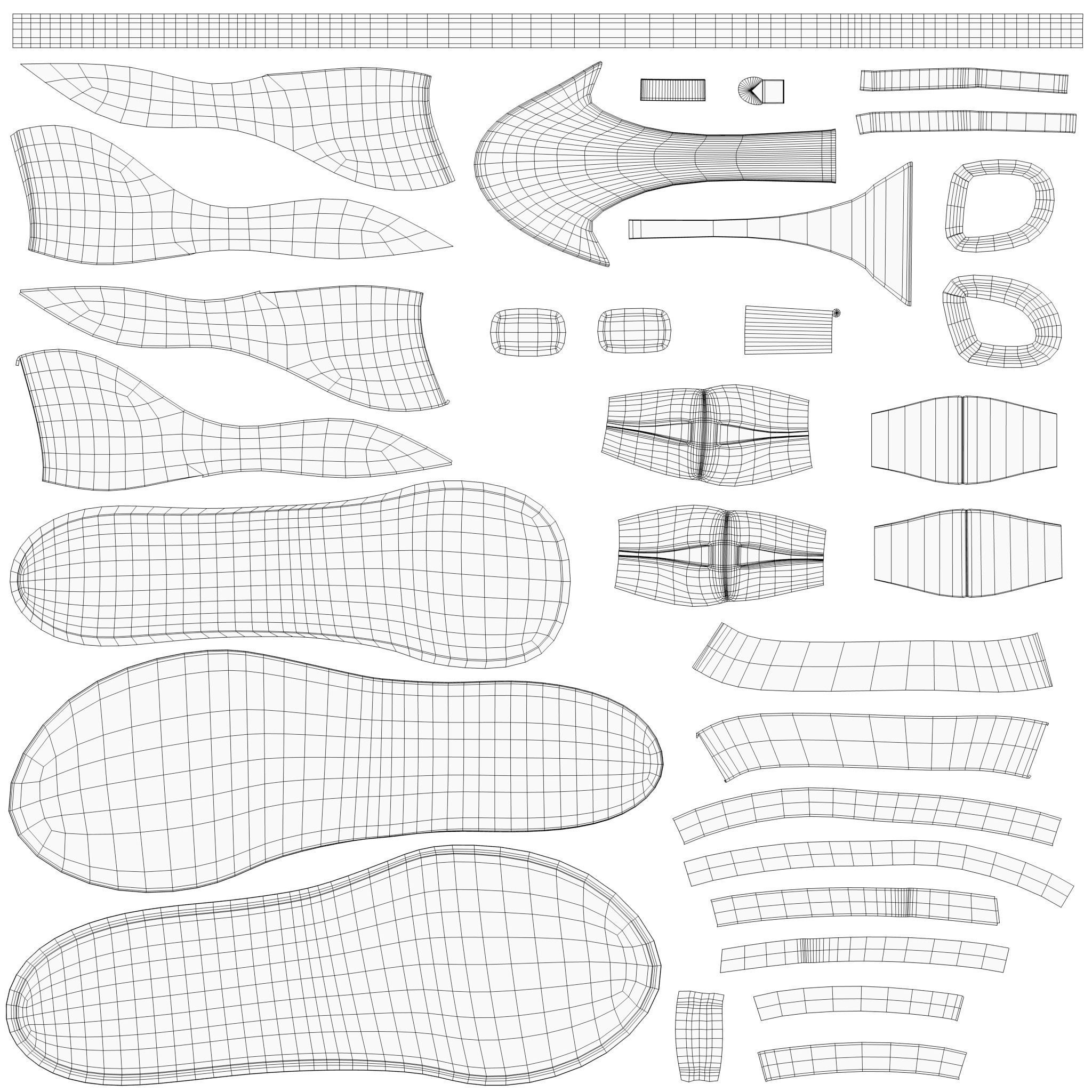 High Heels Playboy Bunny - Low Poly 3D model Low-poly 3D model_11