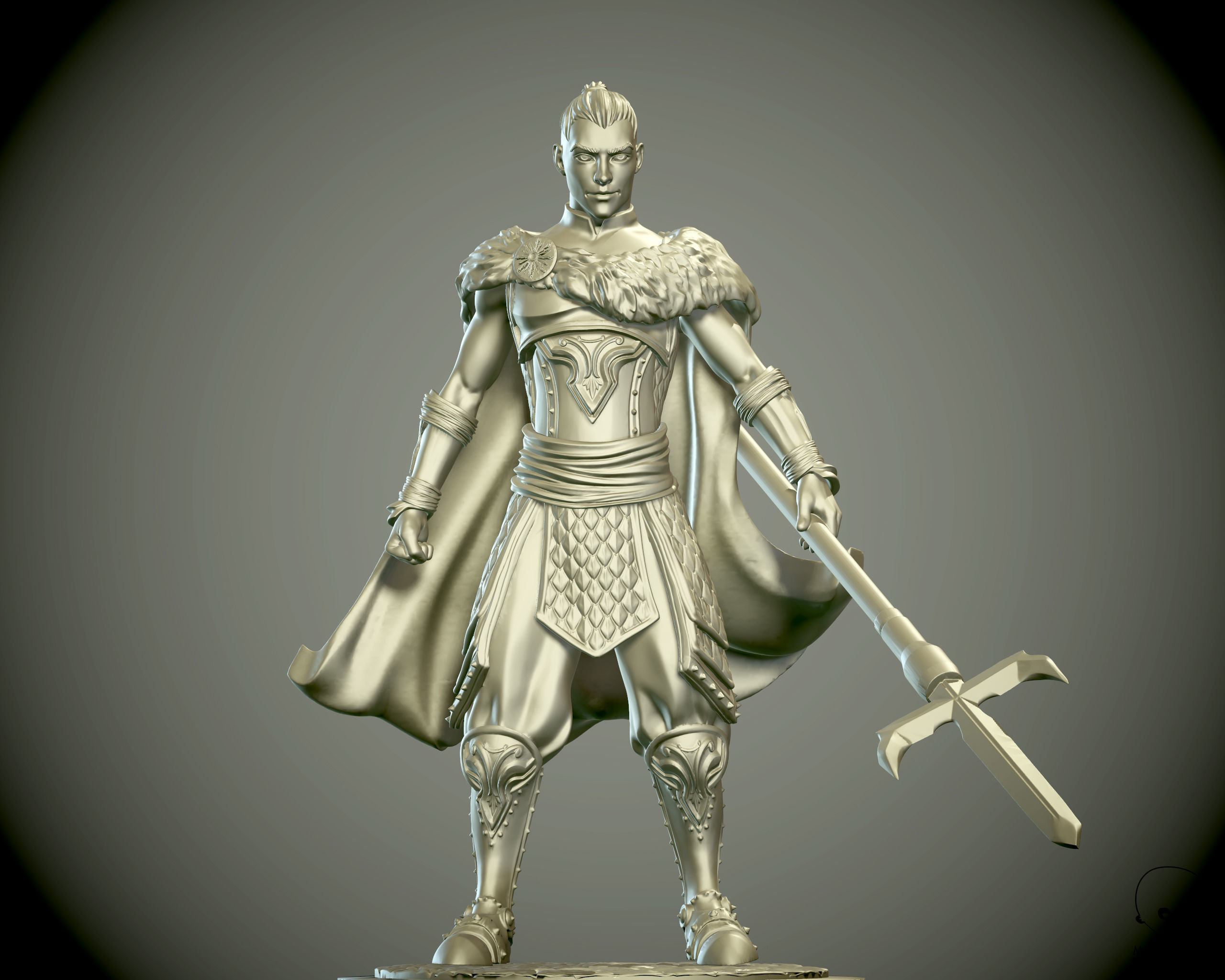  Warrior 3D print model  3D print model_2