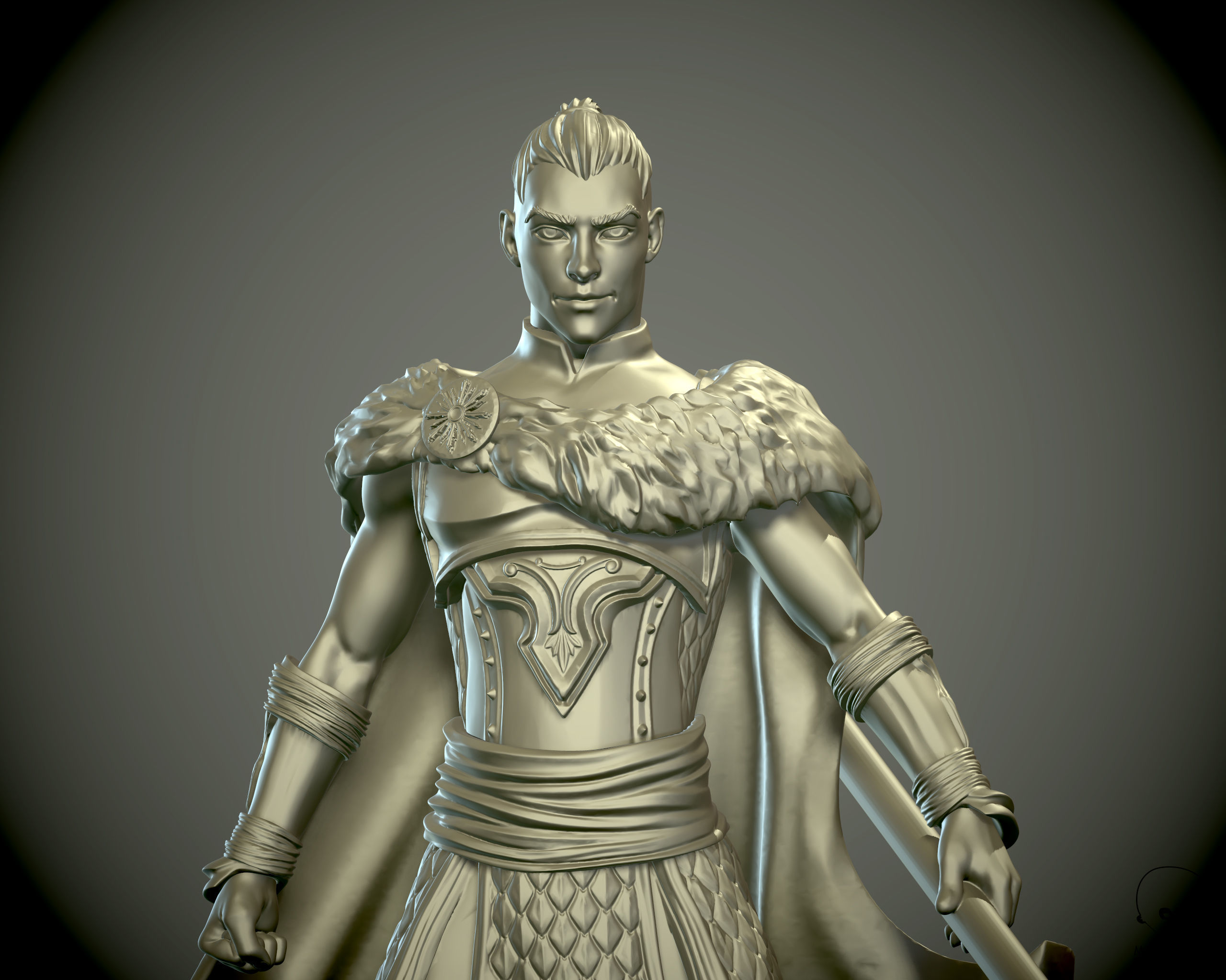  Warrior 3D print model  3D print model_0