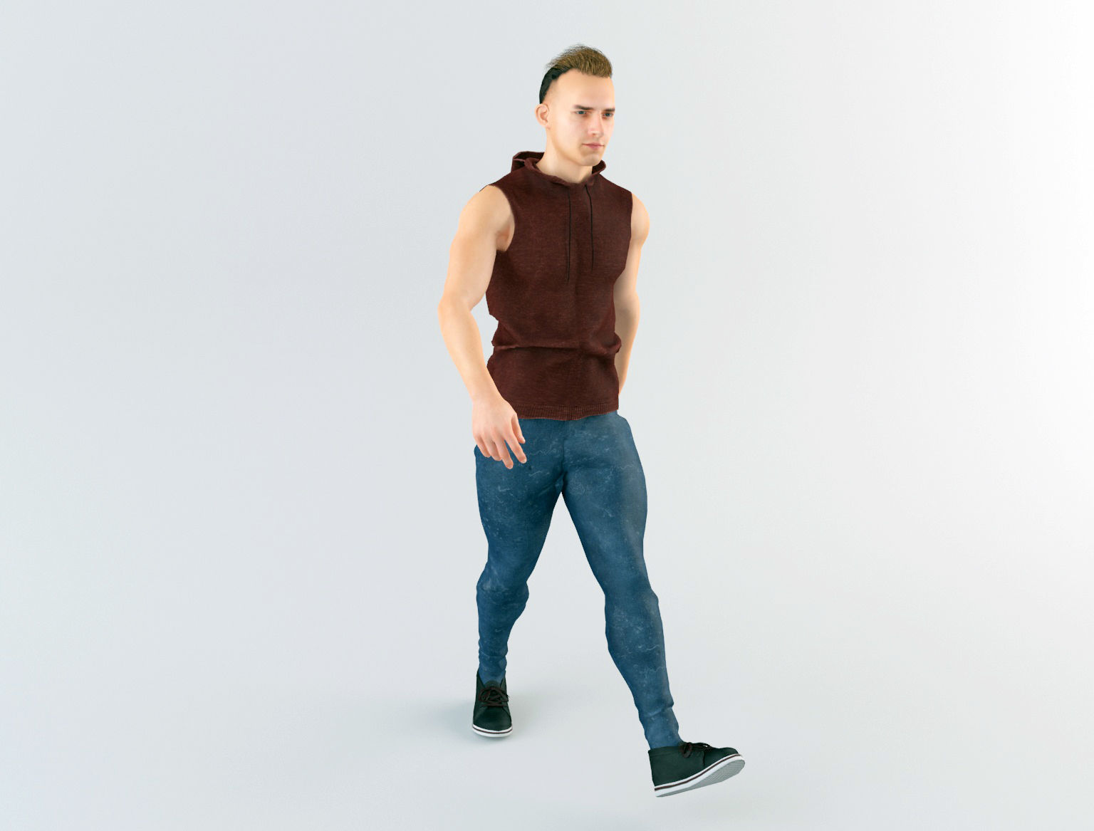 Youngster 9 man 3D model_9