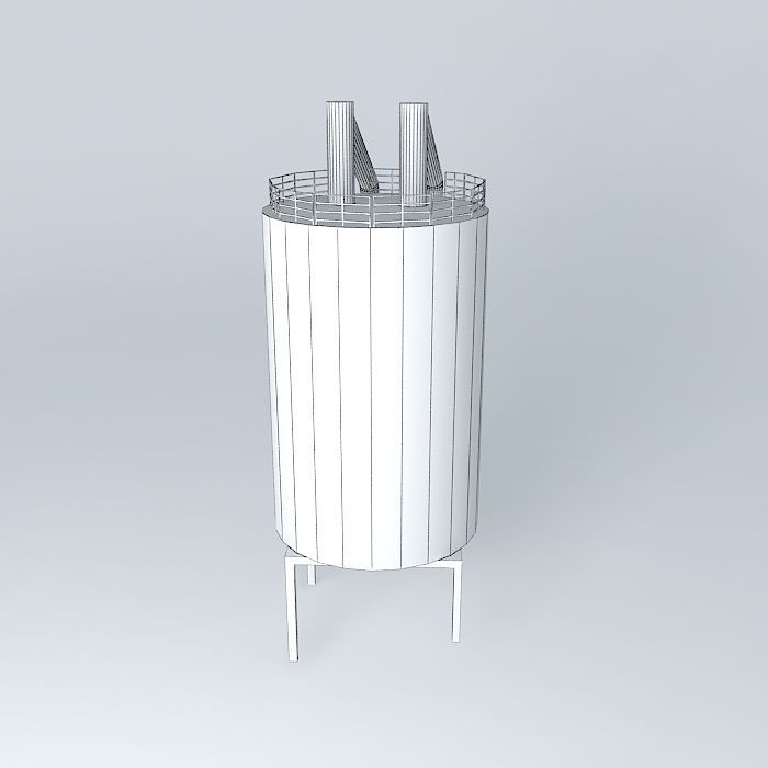 Boiler large gornjoibarski  3D model_4