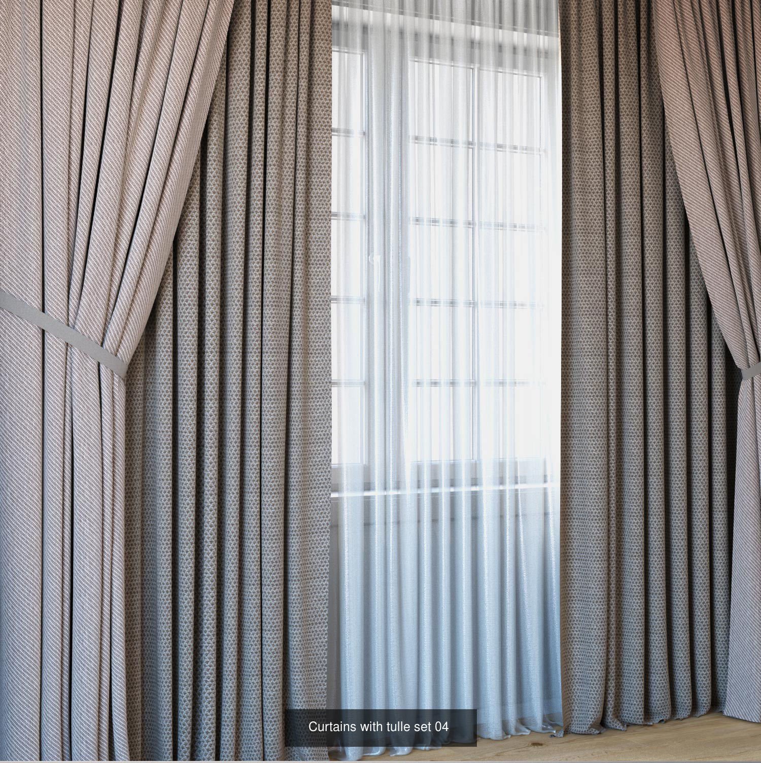 Curtains Big pack  All in 1  3D Model Collection_7