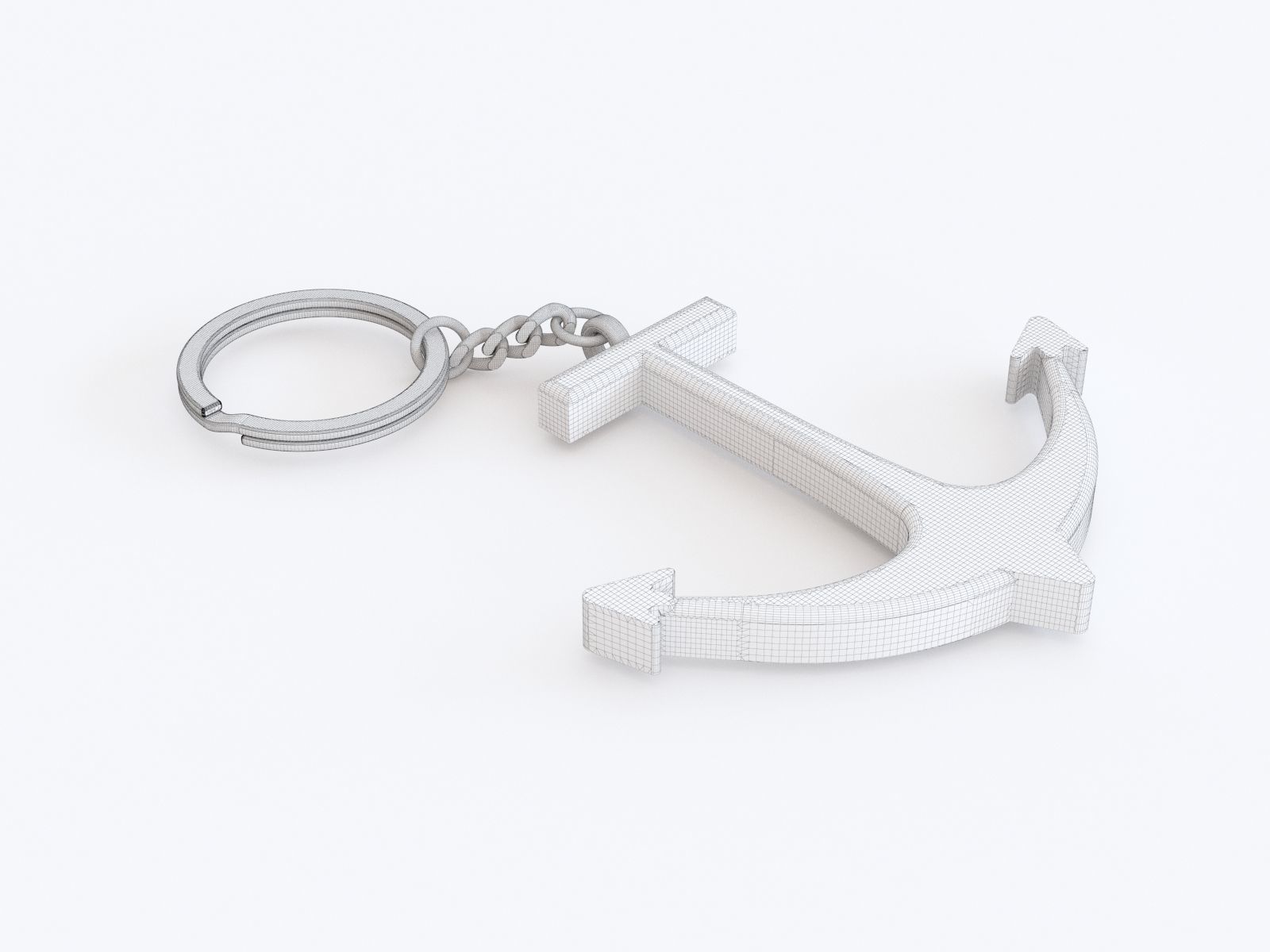 Key chain 04 3D model_1