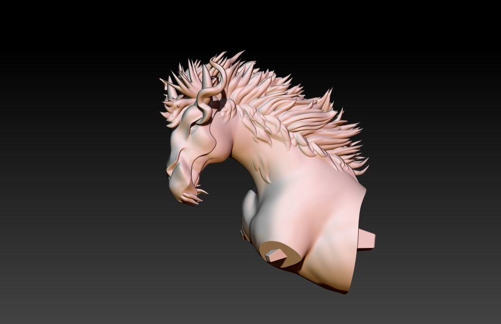 Venger on horse Nightmare 3D print model_7