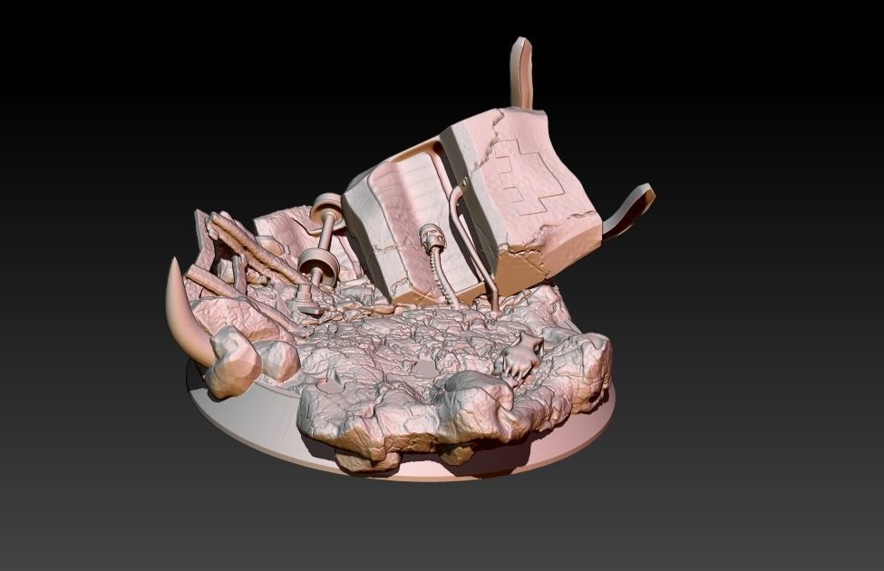 Venger on horse Nightmare 3D print model_5