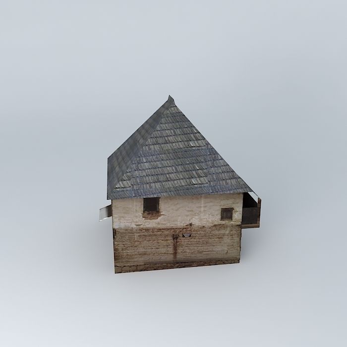 Ex Gypsy House 3D model_1