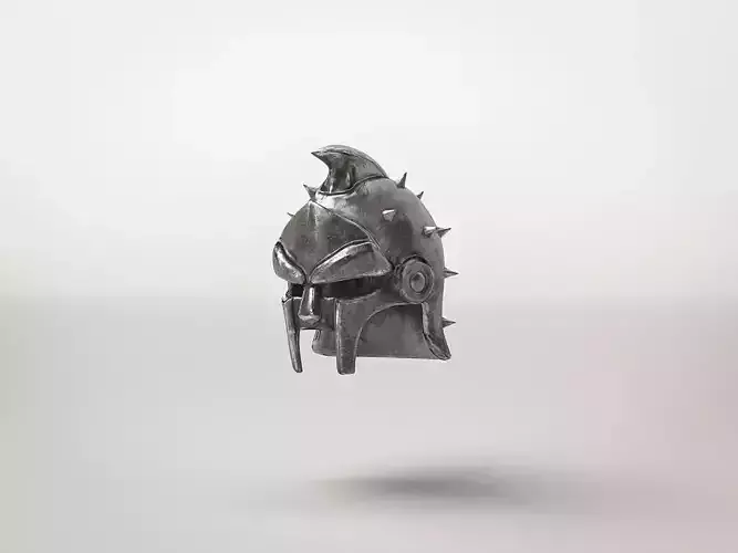 Roman Gladiator Helm Armor Low-poly 3D model