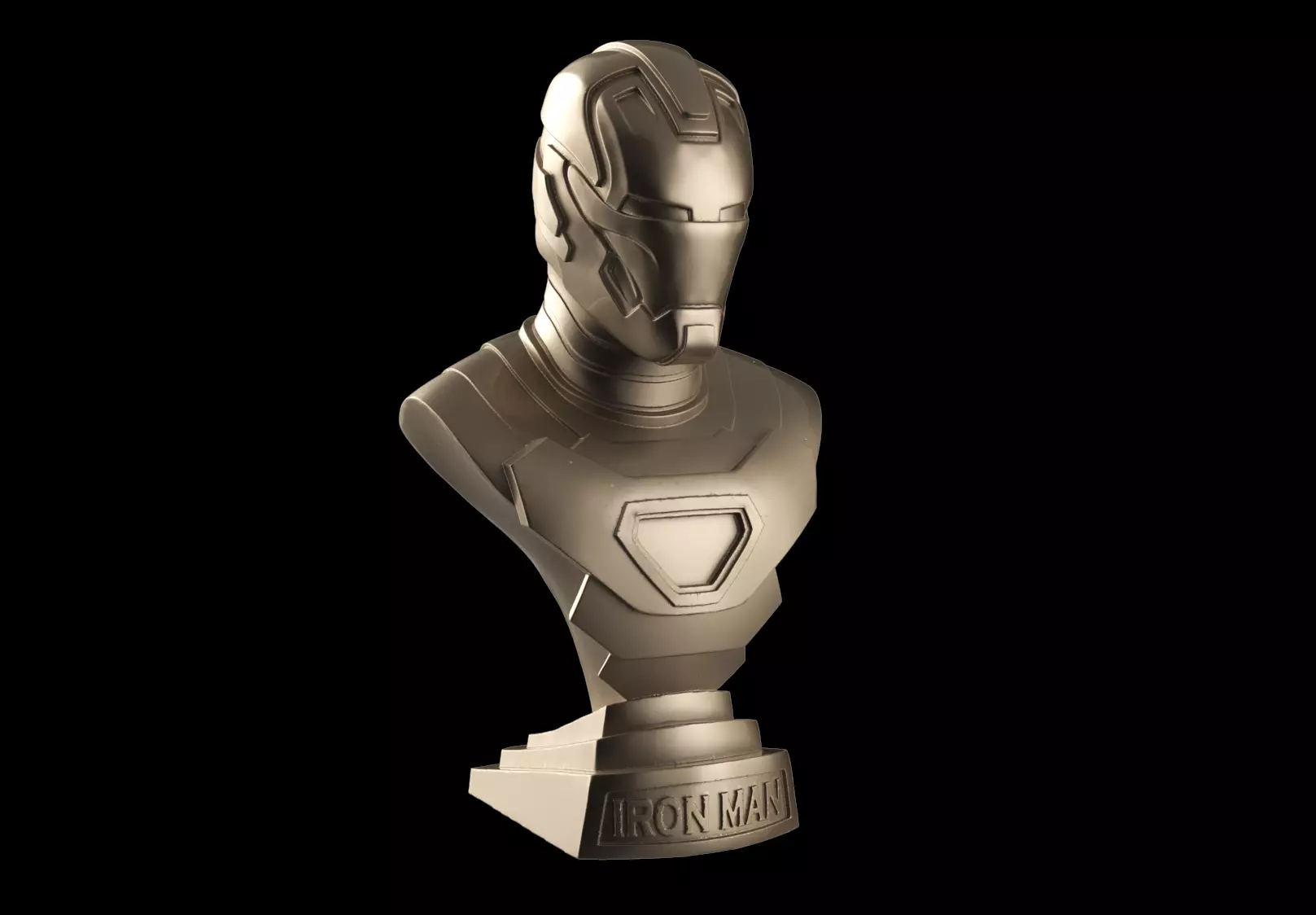 Iron Man Bust 3D print model