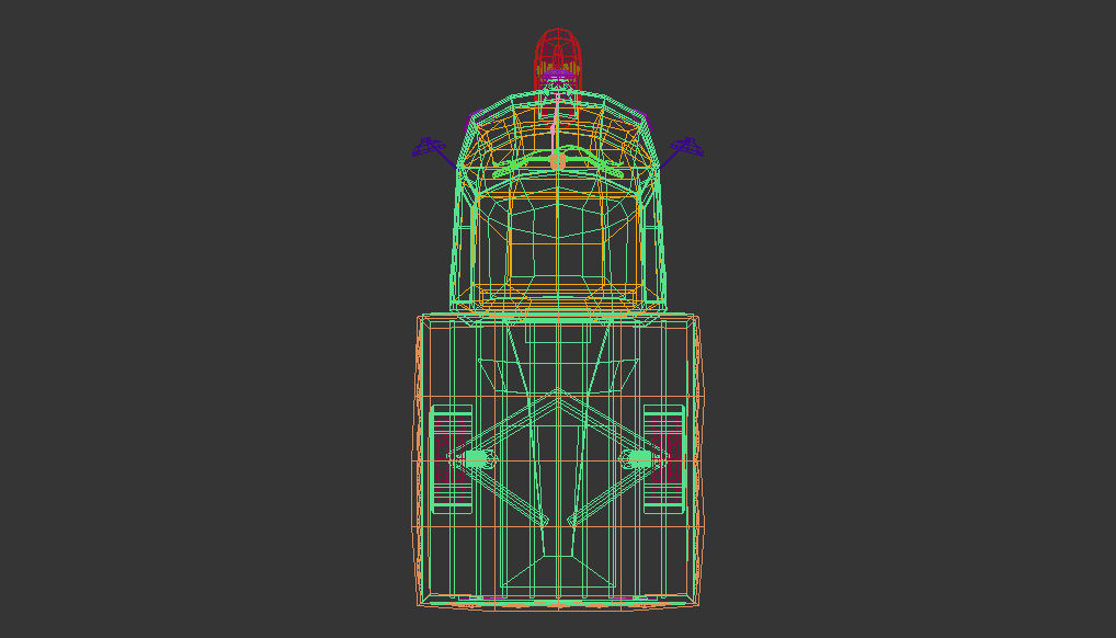 Low Poly Three Wheeled Truck 02 Low-poly 3D model_16